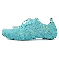 Kid's Water Shoes Boys and Girls Classic Closed Toe Swimming Pool Shoes Quick Drying Soft Mesh Fabric Water Walking Shoes Comfortable Surfing Sports Shoes Lightweight Carrying Beach Shoes