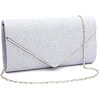 BBjinronjy Clutch Purse Evening Bag for Women Prom Sparkling Handbag With Detachable Chain for Wedding and Party