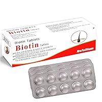 Advanced Biotin for Hair Loss and Hair Growth - Hair Vitamin Supplement for Men and Women, 30 Vegan Tablets