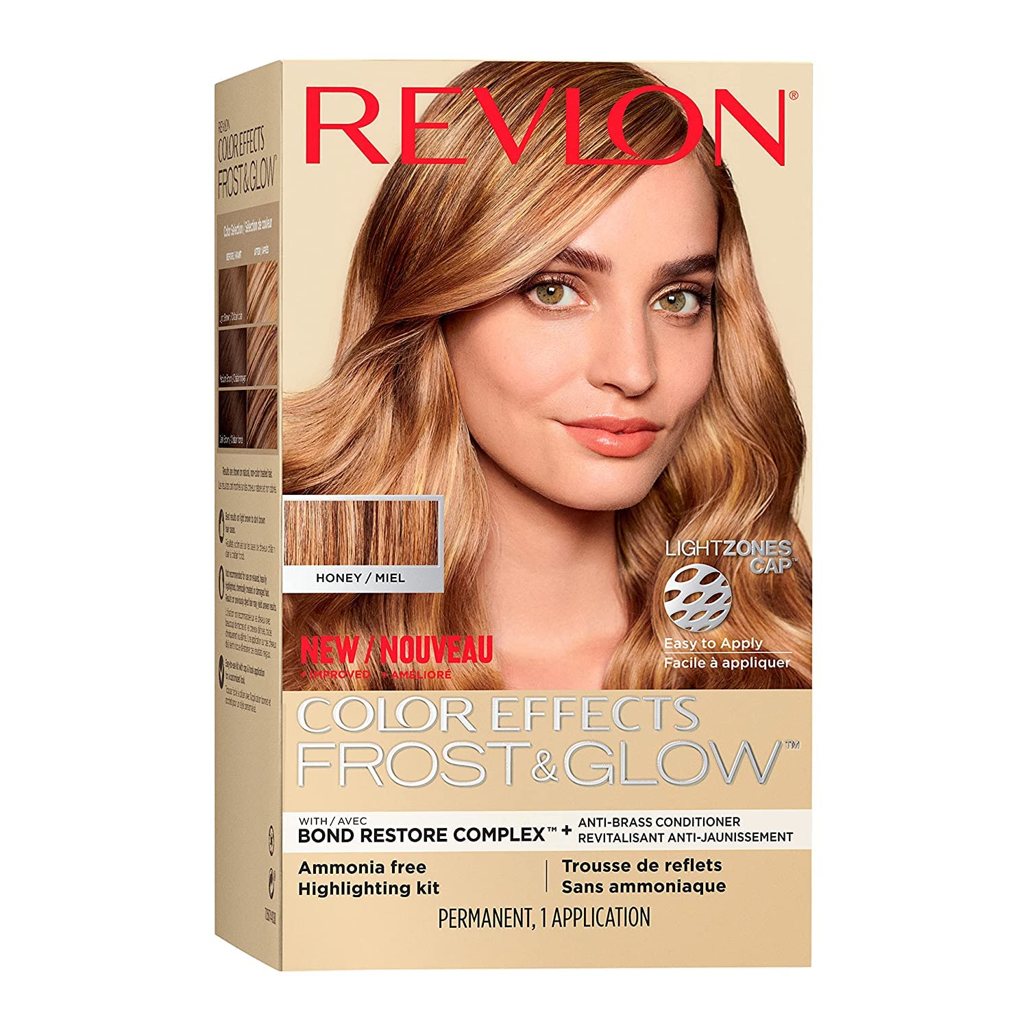 Revlon Permanent Hair Color, Permanent Hair Dye, Color Effects Highlighting Kit, Ammonia Free & Paraben Free, 30 Honey, 8 Oz, (Pack of 1)