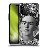 Head Case Designs Officially Licensed Frida Kahlo Floral Headdress Portraits and Quotes Soft Gel Case Compatible with Apple iPhone 15 Pro