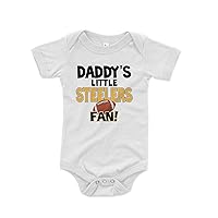 Baby's Daddy's Little Steelers Fan Bodysuit, Baby Steelers Fan