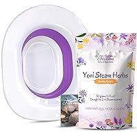 2-in-1 V Steaming Kit Value Bundle - Fivona V Steaming Herbs Sunrise Recipe with Expandable Sitz Baht Seat
