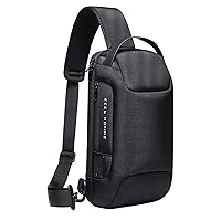 Lily Parker Sling Bag Backpack Mens Cross Body Waterproof Anti-Theft Shoulder Daypack with USB Charging Port Fit 7.9