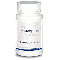 Biotics Research Cytozyme B Supports Brain Health. Raw Lamb Brain. Improves Memory. Supports Mental Clarity and Acuity. Potent Antioxidant Activity, SOD, Catalase, 60 Tablets