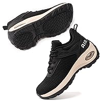 Slow Man Women's Air Athletic Running Shoes - Mesh Non Slip Athletic Tennis Walking Fashion Sneakers Breathable Gym Fitness Work Shoes