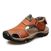 Men's Sandals, Closed Toe Athletic Sandals, Men's Summer Shoes, Lightweight Hiking Sandals