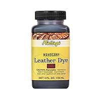 Fiebing's Leather Dye - Alcohol Based Permanent Leather Dye - 4 oz - Mahogany