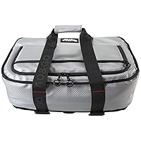AO Coolers Stow N' Go Cooler, Leakproof with High-Density Insulation, Holds Ice for 24 Hours, Carbon Silver, 38 Pack