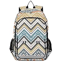 ALAZA Ethnic Zigzag Chevron Casual Backpack Travel Daypack Bookbag