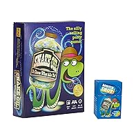 The Silly Selling Party Game with Booster Shot Game Expansion Pack - Hilariously Funny Combination Card Game Compete to Sell Your Product Game Night Party Fun for Adults Teens & Kids