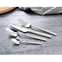 64-Piece Silverware Set Stainless Steel Flatware Set for 16, Food-Grade Tableware Cutlery Set, Utensil Sets for Home Restaurant Hotel Family Gatherings Mirror Finish, Dishwasher Safe
