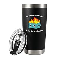 Funny 20 OZ Stainless Steel Tumbler-Office Decor Desk Accessories,Gifts for Boss Coworker