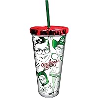 Spoontiques A Christmas Story Foil Cup w/Straw