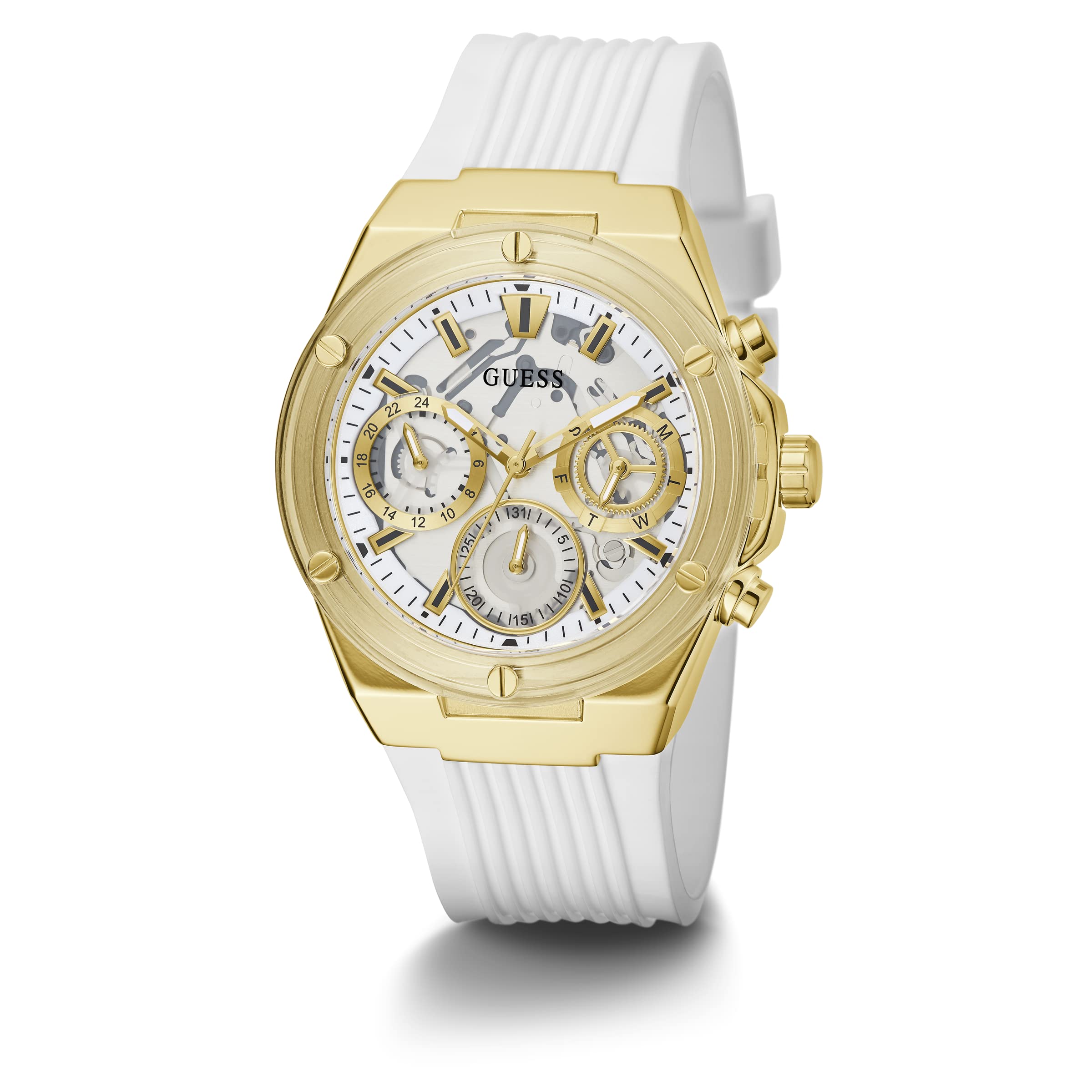 GUESS Ladies Sport Clear Multifunction 39mm Watch