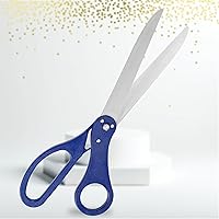 25 Inch Grand Opening Scissors Blue – Blue Scissors 25'' Giant Scissors for Ribbon Cutting Ceremony Heavy Duty Scissors Giant Ribbon Cutting Scissors for Inauguration Ceremonies & Special Events