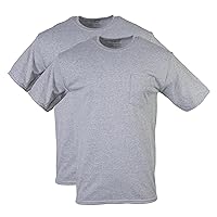 Gildan Adult DryBlend Workwear T-Shirts with Pocket, 2-Pack