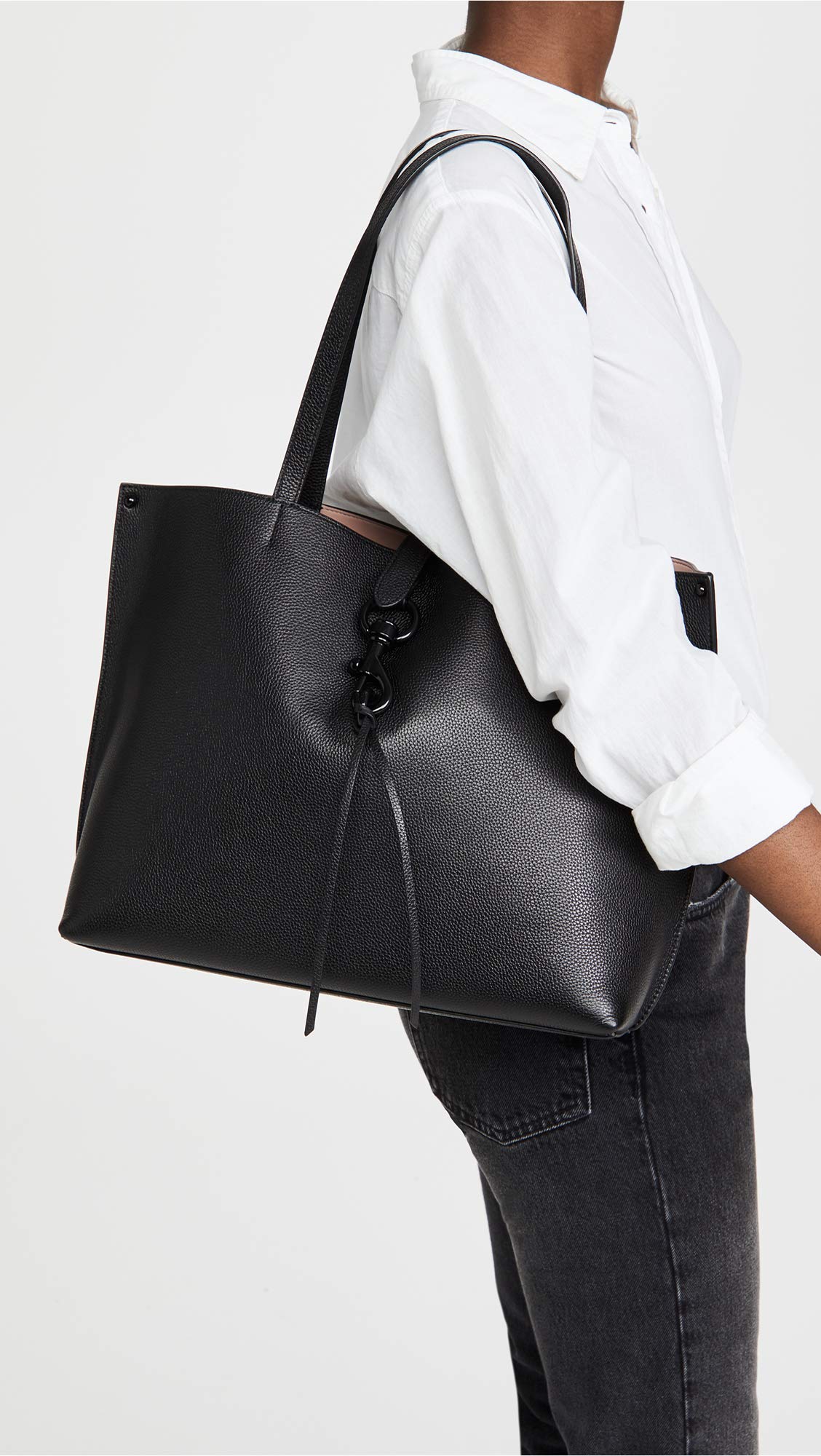 Rebecca Minkoff Megan Tote Bag for Women – Quality Leather Handbags for Women, Versatile Women’s Tote Handbag, Leather Purse & Work Bag, Large Tote Bag