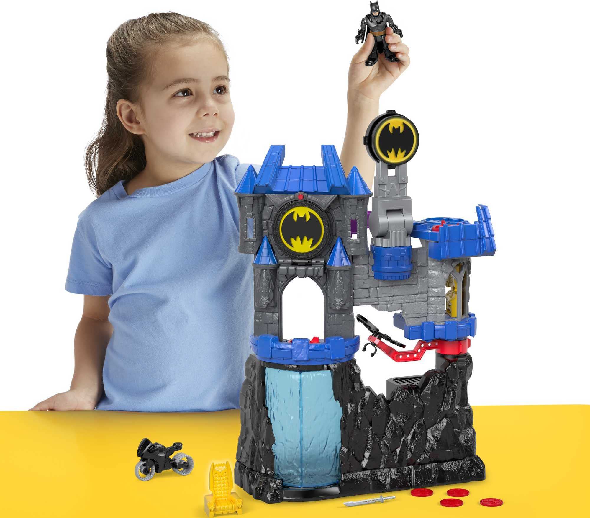 Imaginext DC Super Friends Batman Toy, Wayne Manor Batcave Playset with Batman Figure & Accessories (Amazon Exclusive)