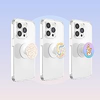 PopSockets Adorable Abstract Phone Grip Bundle, Includes 3 PopGrips - Cheeky Corgi, Mod Flowers, Soft Waves