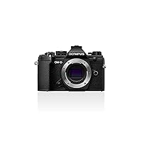 Olympus OM-D E-M5 Mark II Micro Four Thirds System Camera, 16.1 Megapixels, 5-Axis Image Stabilizer, Electronic Viewfinder, Black