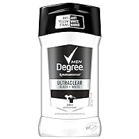 Degree Men UltraClear Antiperspirant Deodorant Black+White, Pack of 12, 72-Hour Sweat and Odor Protection Antiperspirant For Men With MotionSense Technology 2.7 oz