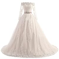 YINGJIABride 2023 Mermaid Champagne and White Lace Wedding Dress Bridal Reception Prom Gowns