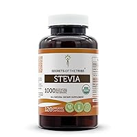 Stevia 120 Capsules, Made with Vegetable Capsules and USDA Organic Stevia Rebaudiana Overall Health and Wellness (120 Capsules)