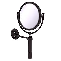 Allied Brass TRM-8/2X Tribecca Collection Wall Mounted 8 Inch Diameter with 2X Magnification Make-Up Mirror, Antique Bronze