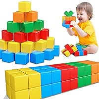 Magnetic Blocks for Toddlers Age3-5 Large Building Blocks Toys for Toddlers 1-3 4-8 Gifts Montessori Magnetic Cubes for Kids Educational Magnet Toys for Kids Ages 3 4 5 6 7+Years Old Boys Girls