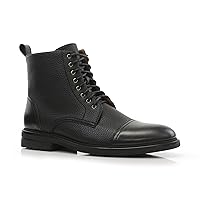 Polar Fox Brooke MPX806061 Grey Wool and Leather Lace-Up Fashion Chukka Boots with Zipper Closure