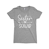 Threadrock Girls Sister Squad Fitted T-Shirt