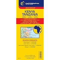 Kenya, Tanzania (Country Map) Kenya, Tanzania (Country Map) Map