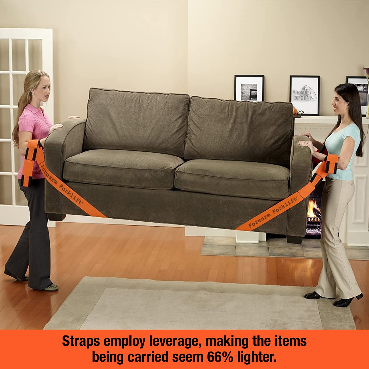 Mua Forearm Forklift 2-Person Lifting and Moving Straps; Lift, Move and  Carry Furniture, Appliances, Mattresses or Any Item up to 800 lbs. Safely  and Easily Like a Pro, Orange trên Amazon Mỹ