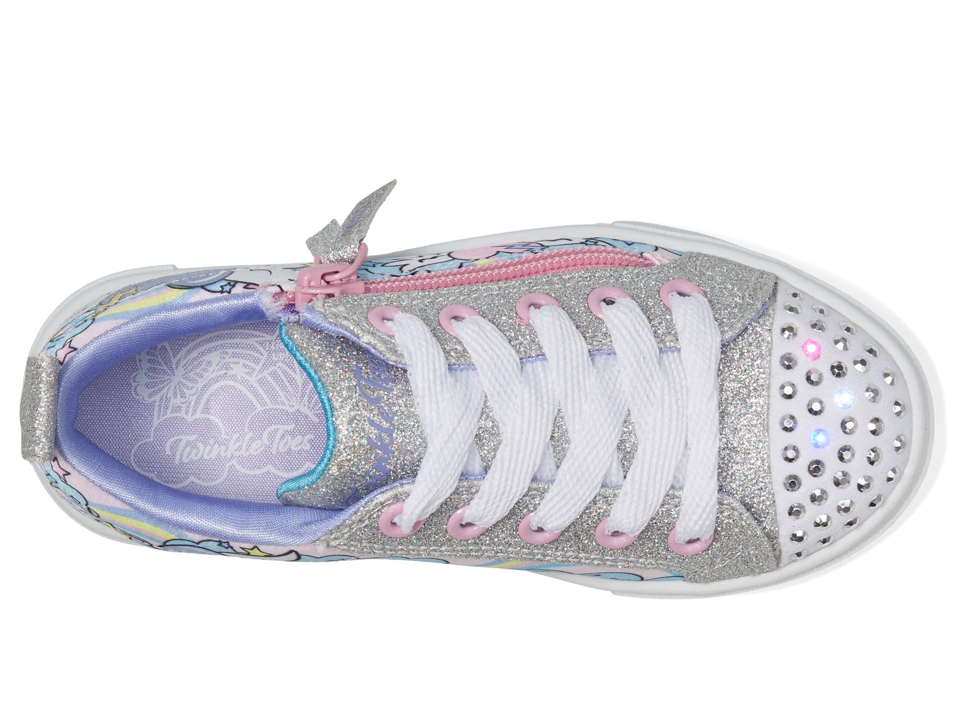 Skechers Unisex-Child Twinkle Sparks-Flying Heart Sneaker