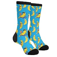 Funny Novelty Socks Casual Athletic Crazy Cute Crew Socks For Women Men