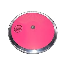 RT Pink Lyra Womens high School Girls Beginner to Intermediate 1k Track & Field Discus. Our Best of The Best 1 kg Discus. Throws Big. 75% Rim Weight Rated to 125 feet.