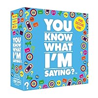 You Know What I´m Saying? Word Guessing Game by Hygge Games, Blue, Box Size 5.7 x 5.7 x 1.8 inches