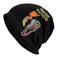 SAMUELSON Hiatus Music Kaiyote Beanie Cap for Men Women Soft Daily Knit Ribbed Beanie Hat Adult Warm Toboggan Hat for Unisex Black