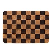 MACKENZIE-CHILDS Check Chop Board, Countertop Cutting Board, Small Wooden Board for Kitchen