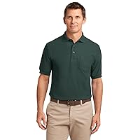 Port Authority Silk Touch Polo with Pocket. K500P