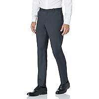 Perry Ellis Men's Slim Fit Dress Pants, With Flat Front Stretch Fabric (Waist Size 26-42)
