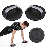 Travigo Latex Resistance Push up Disk Balance Board Set w/pouch No Slip Push Up Bars for Floor Exercise - Perfect Pushups for Men, Women - Strength Training Portable Gym Equipment,LS-01