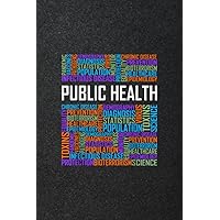 Weekly Diabetes Record Log Book: Public Health Words Gift Healthcare Worker Epidemiologist
