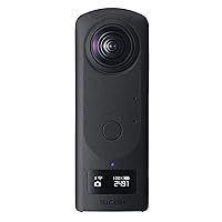 RICOH THETA Z1 51GB Black 360° camera, two 1.0-inch back-illuminated CMOS sensors, increased 51GB internal memory, 23MP images, 4K video with image stabilization, HDR, High-speed wireless transfer