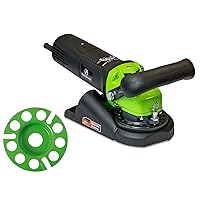 CS Unitec Electric Paint Stripper -Paint Stripper Wood Kit for Decks, Siding, & More-EOF 100 Carbide Paint Remover Machine Removes: Dry Paint, Varnish, Latex, & More-Wood Disc Included-Made In Germany