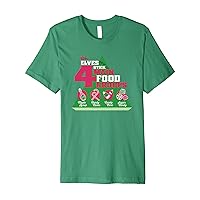 Elf Movie 4 Main Food Groups Premium T-Shirt