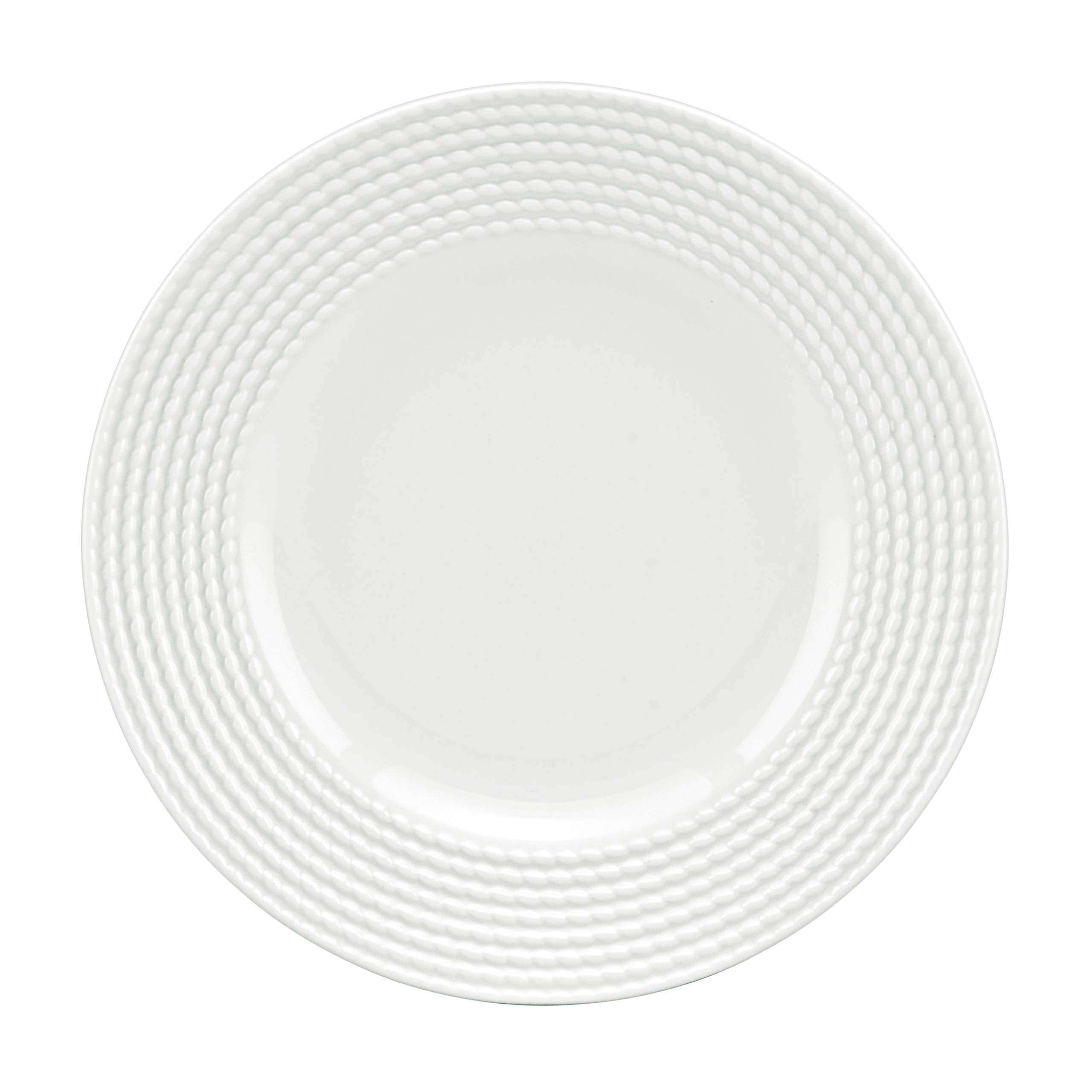 Kate Spade New York Wickford Accent Plate, 1.15 LB, White