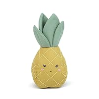 MON AMI Pineapple Plush Toy - 10.5”, Food Plush Toys, Fruit Plushie for Boys/Girls, Handcrafted Fruit Doll – Perfect for Décor/Play/Gifts
