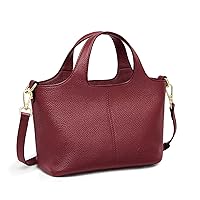 Kattee Genuine Leather Purses and Handbags for Women Crossbody Shoulder Tote Bag Soft Satchel Top Handle